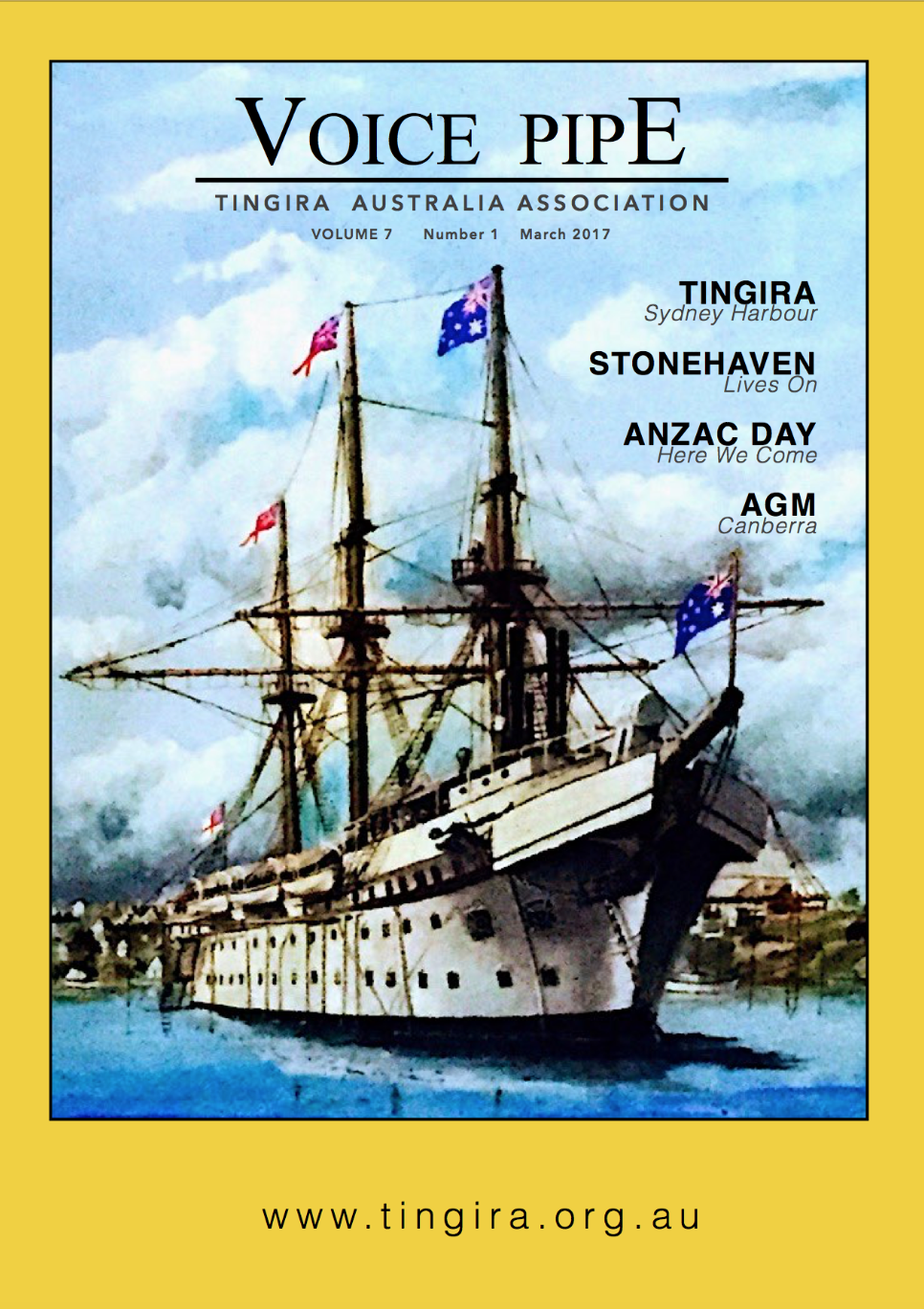 Voice Pipe Five years on… Midships Sir Tingira Australia