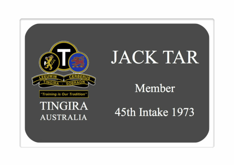 name badge general member